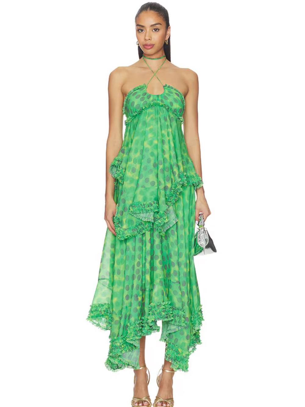 Sidi Dress in Emerald Dot
Sidi Dress in Emerald Dot